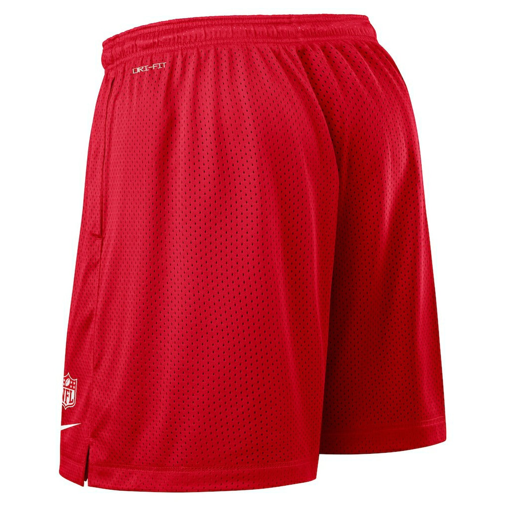 Kansas City Chiefs Sideline Reversible Dri-FIT Shorts Red
