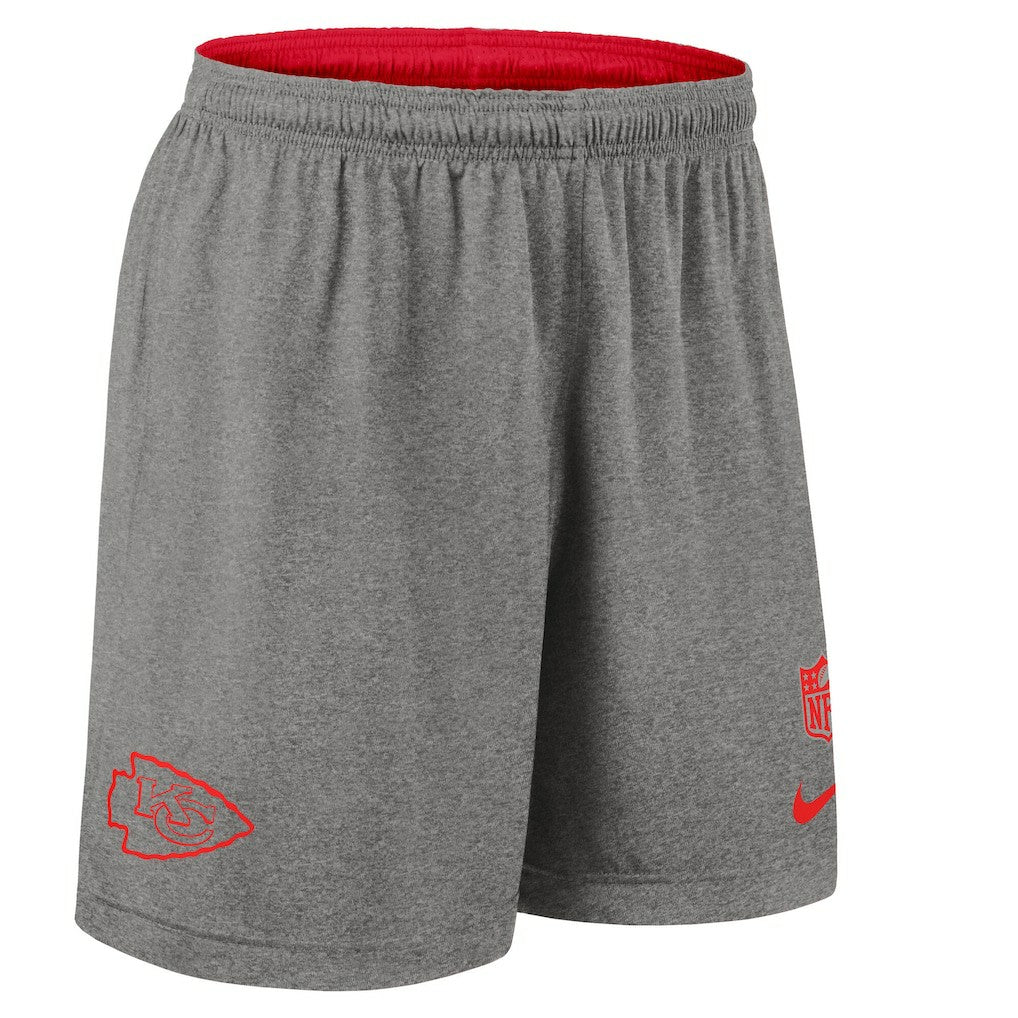 Kansas City Chiefs Sideline Reversible Dri-FIT Shorts Red