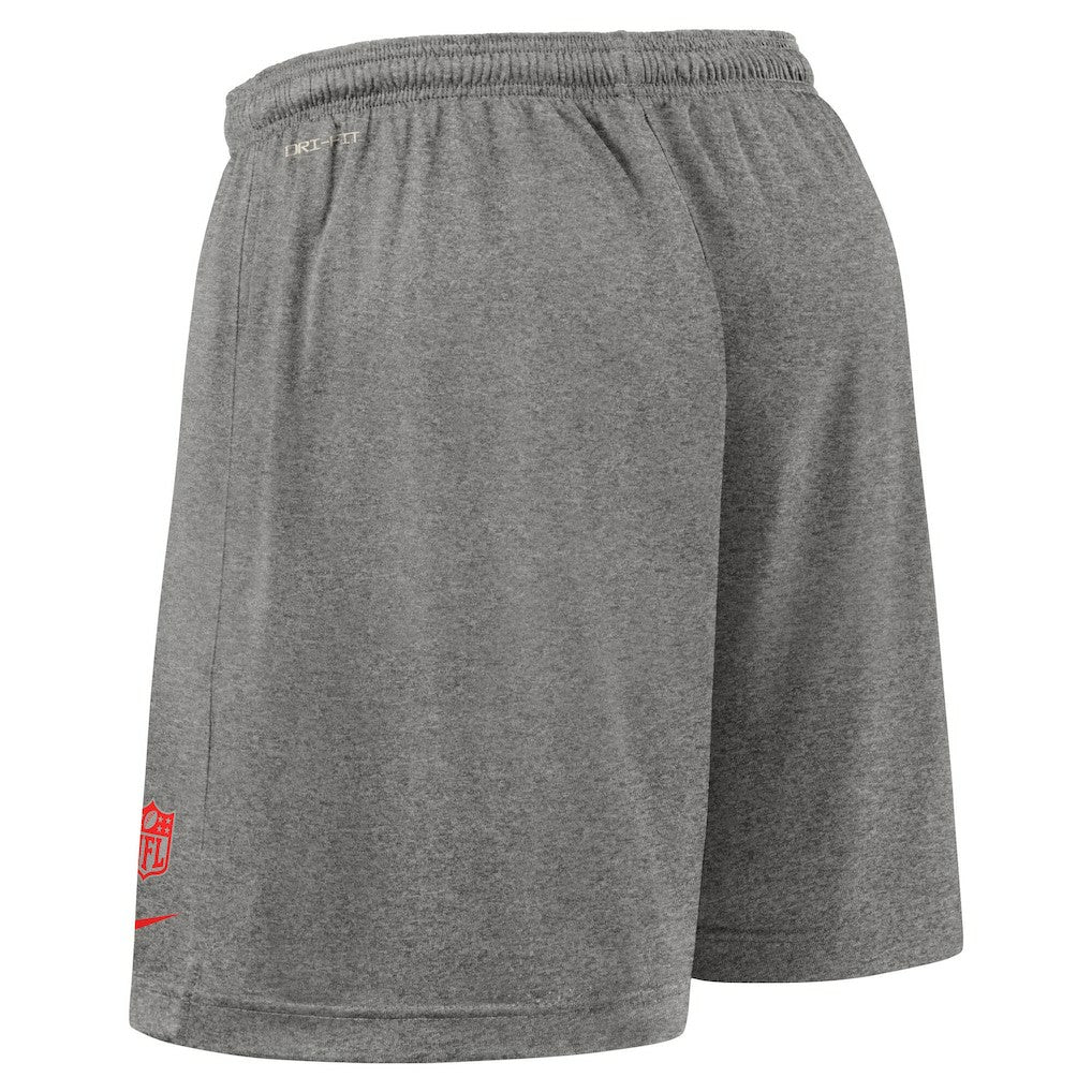Kansas City Chiefs Sideline Reversible Dri-FIT Shorts Red