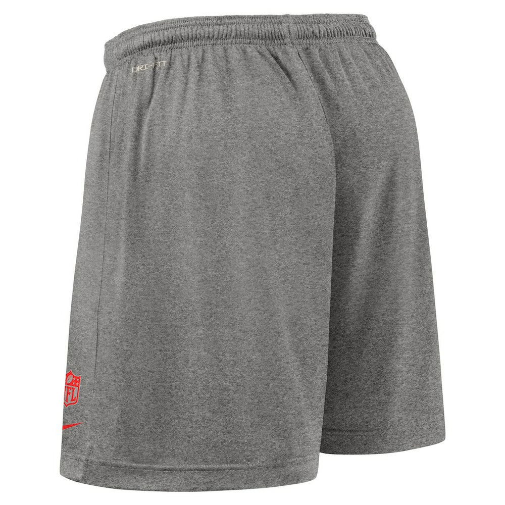 Kansas City Chiefs Sideline Reversible Dri-FIT Shorts Red