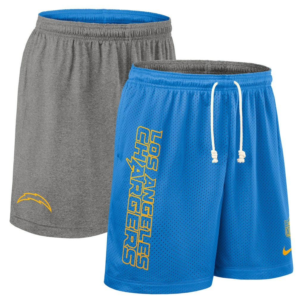 Los Angeles Chargers Sideline Reversible Dri-FIT Shorts Powder Blue