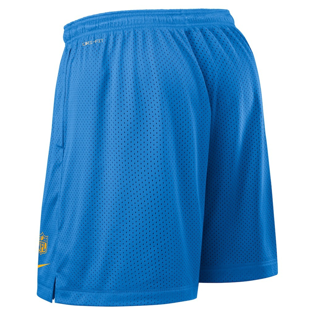 Los Angeles Chargers Sideline Reversible Dri-FIT Shorts Powder Blue