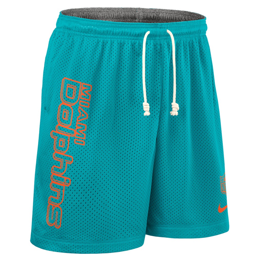 Miami Dolphins Sideline Reversible Dri-FIT Shorts Aqua