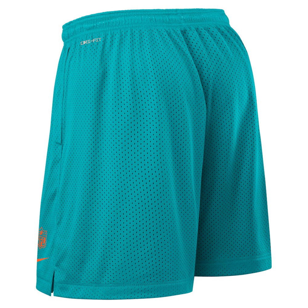 Miami Dolphins Sideline Reversible Dri-FIT Shorts Aqua
