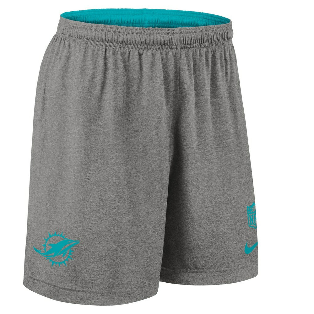 Miami Dolphins Sideline Reversible Dri-FIT Shorts Aqua