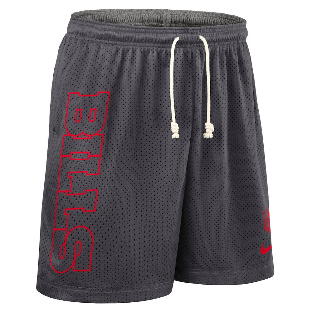 Buffalo Bills Sideline Reversible Dri-FIT Shorts Gray