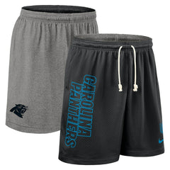 Carolina Panthers Sideline Reversible Dri-FIT Shorts Black
