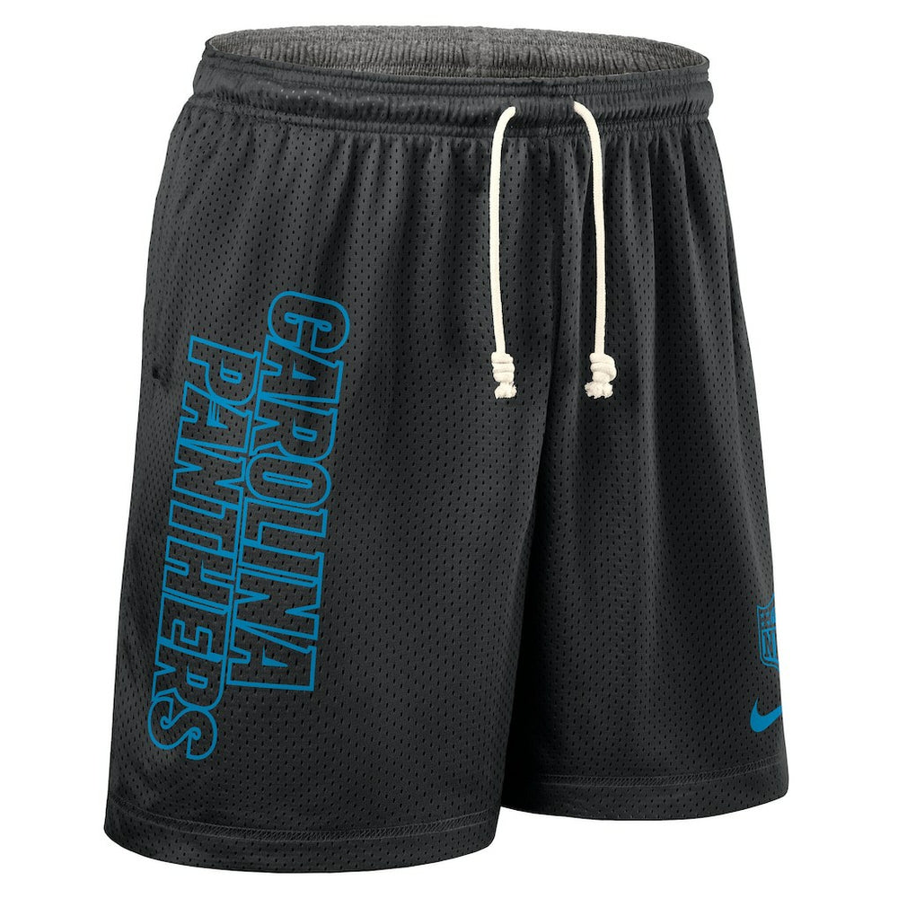 Carolina Panthers Sideline Reversible Dri-FIT Shorts Black