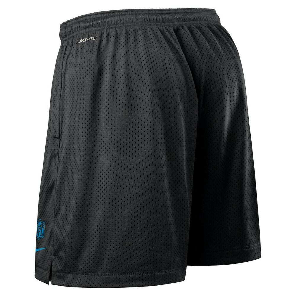 Carolina Panthers Sideline Reversible Dri-FIT Shorts Black