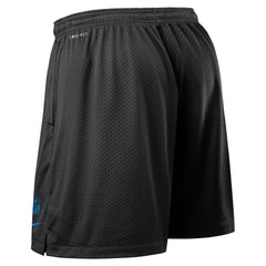 Carolina Panthers Sideline Reversible Dri-FIT Shorts Black