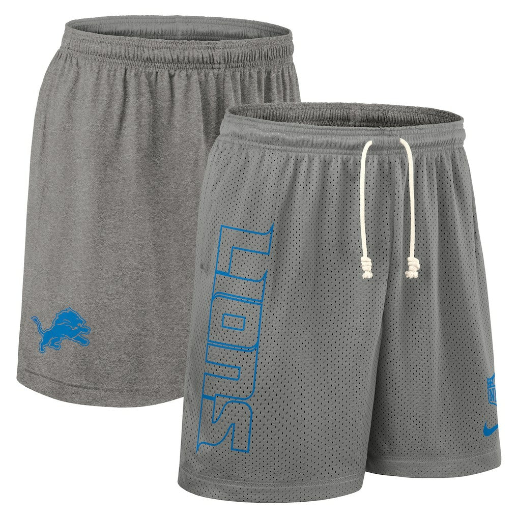 Detroit Lions Sideline Reversible Dri-FIT Shorts Gray