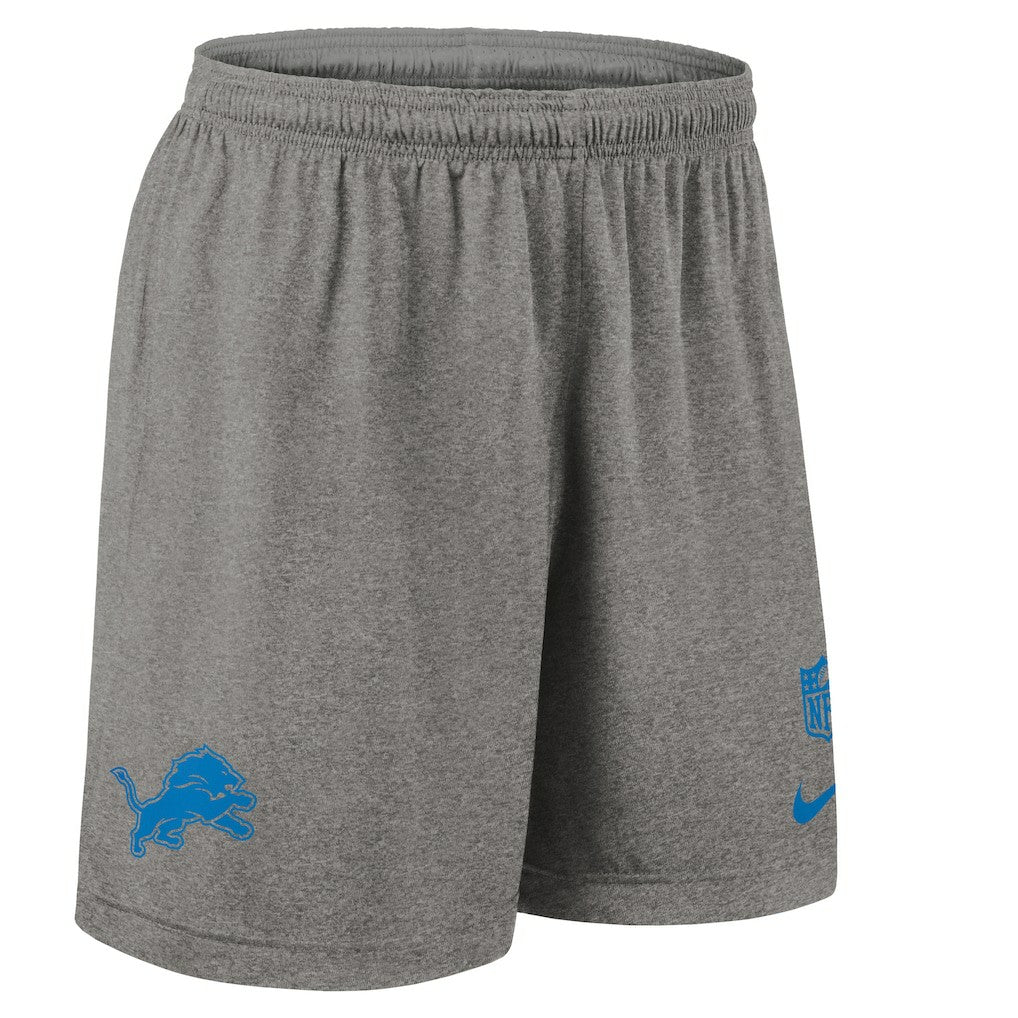 Detroit Lions Sideline Reversible Dri-FIT Shorts Gray