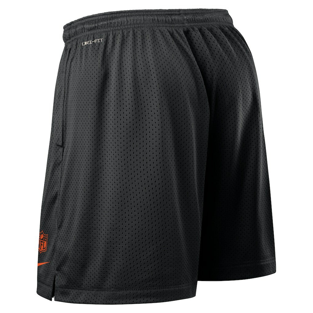 Cincinnati Bengals Sideline Reversible Dri-FIT Shorts Black