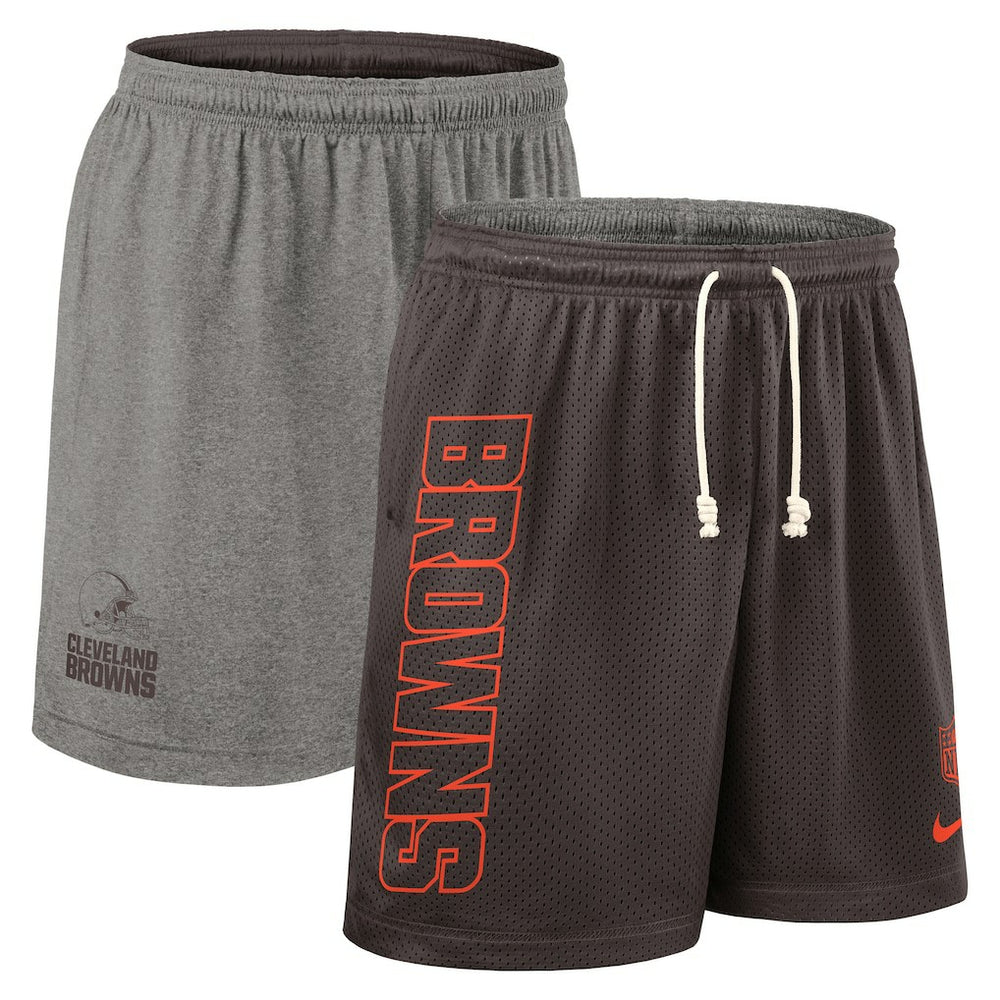 Cleveland Browns Sideline Reversible Dri-FIT Shorts Brown