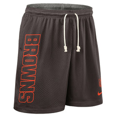 Cleveland Browns Sideline Reversible Dri-FIT Shorts Brown