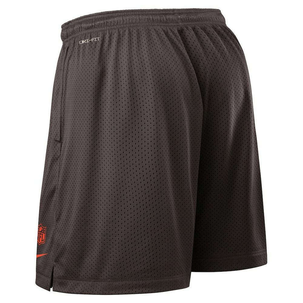 Cleveland Browns Sideline Reversible Dri-FIT Shorts Brown
