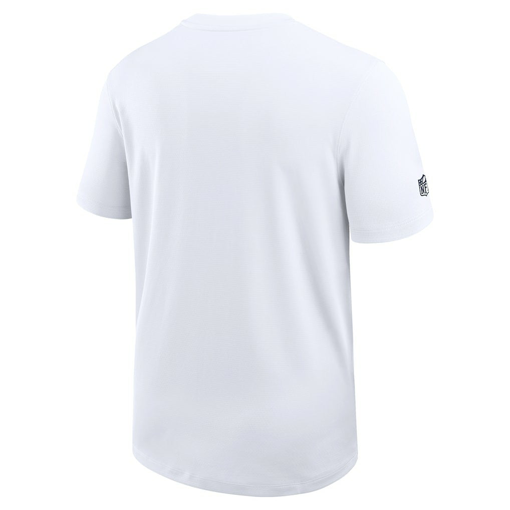 Dallas Cowboys Sideline UV Dri-Fit Coach Shirt White