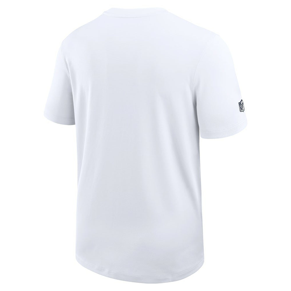 Dallas Cowboys Sideline UV Dri-Fit Coach Shirt White