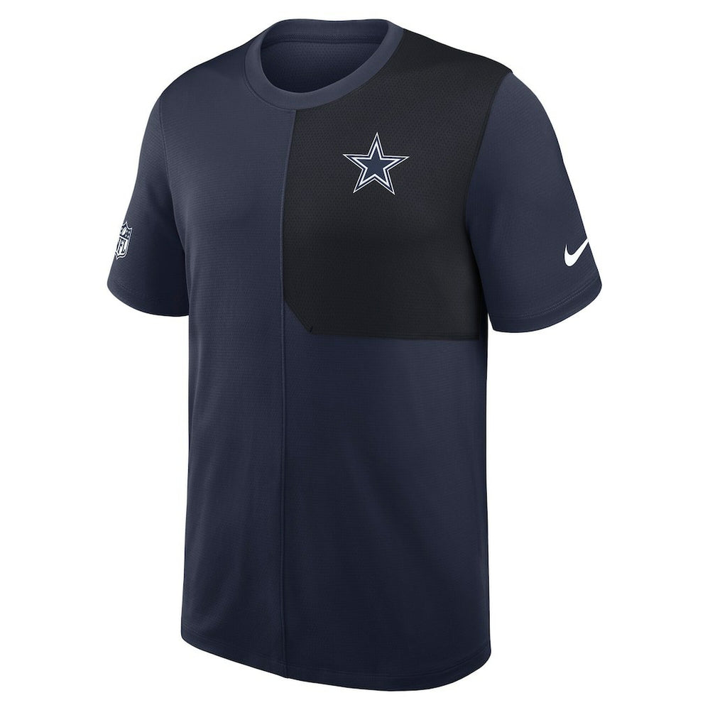 Dallas Cowboys Sideline UV Dri-Fit Coach Shirt Navy