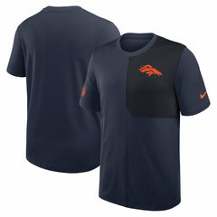 Denver Broncos Sideline UV Dri-Fit Coach Shirt Navy