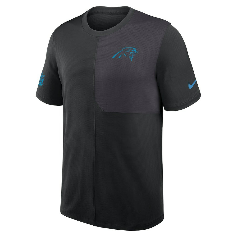Carolina Panthers Sideline UV Dri-Fit Coach Shirt Black