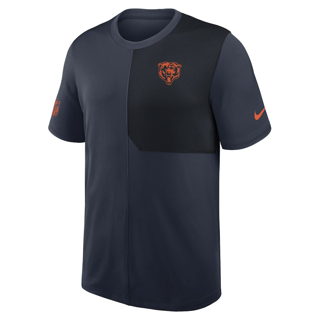 Chicago Bears Sideline UV Dri-Fit Coach Shirt Navy
