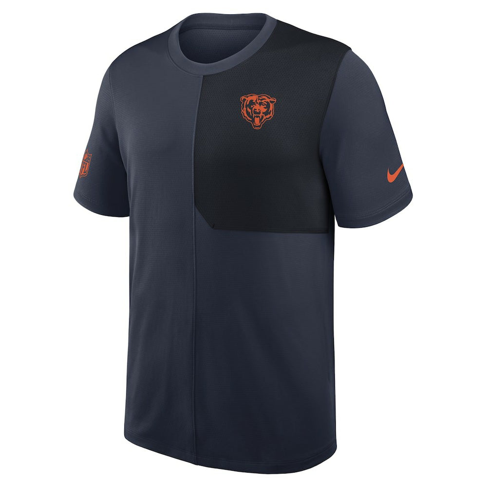 Chicago Bears Sideline UV Dri-Fit Coach Shirt Navy