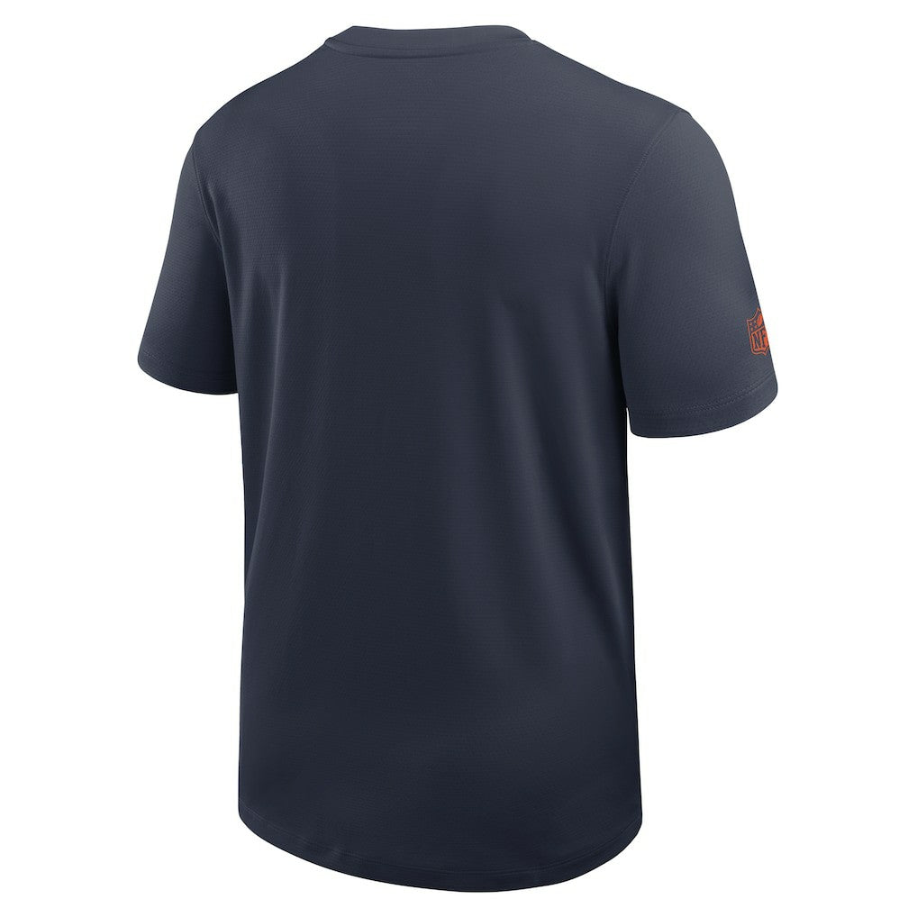 Chicago Bears Sideline UV Dri-Fit Coach Shirt Navy