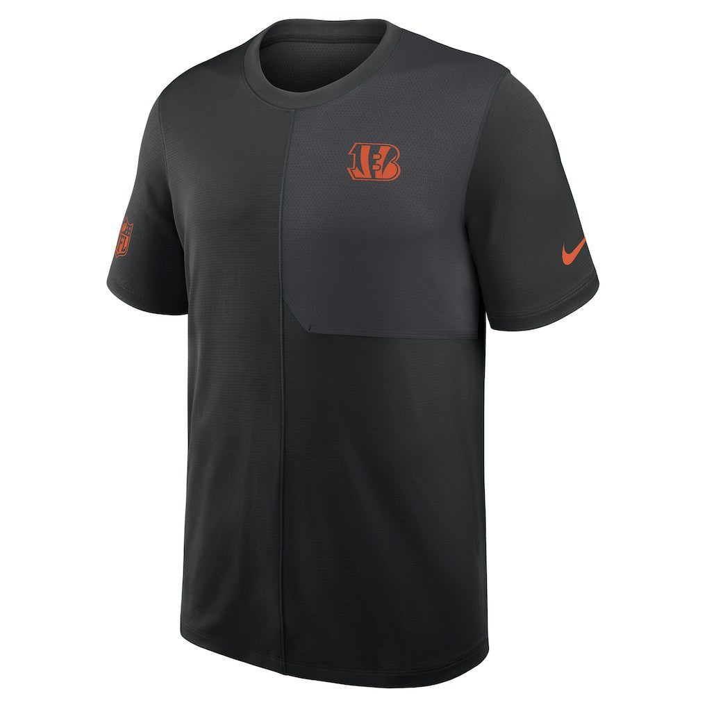 Cincinnati Bengals Sideline UV Dri-Fit Coach Shirt Black