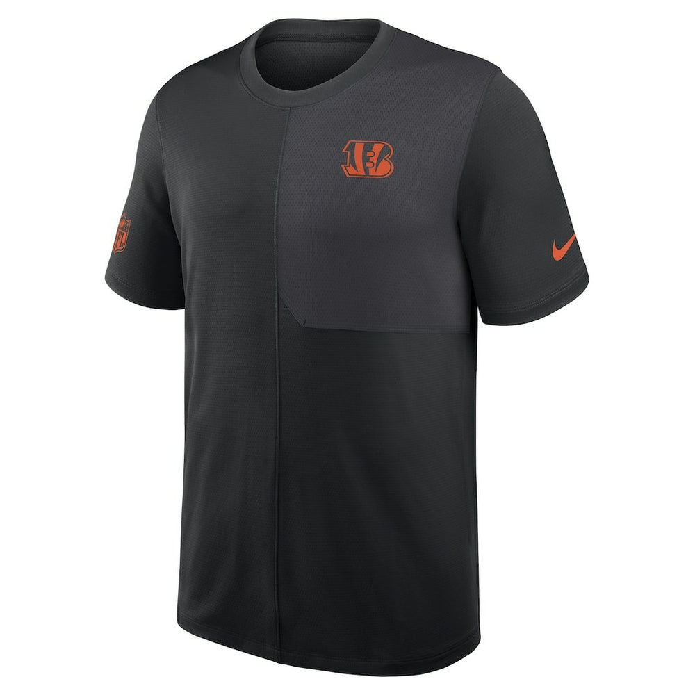 Cincinnati Bengals Sideline UV Dri-Fit Coach Shirt Black