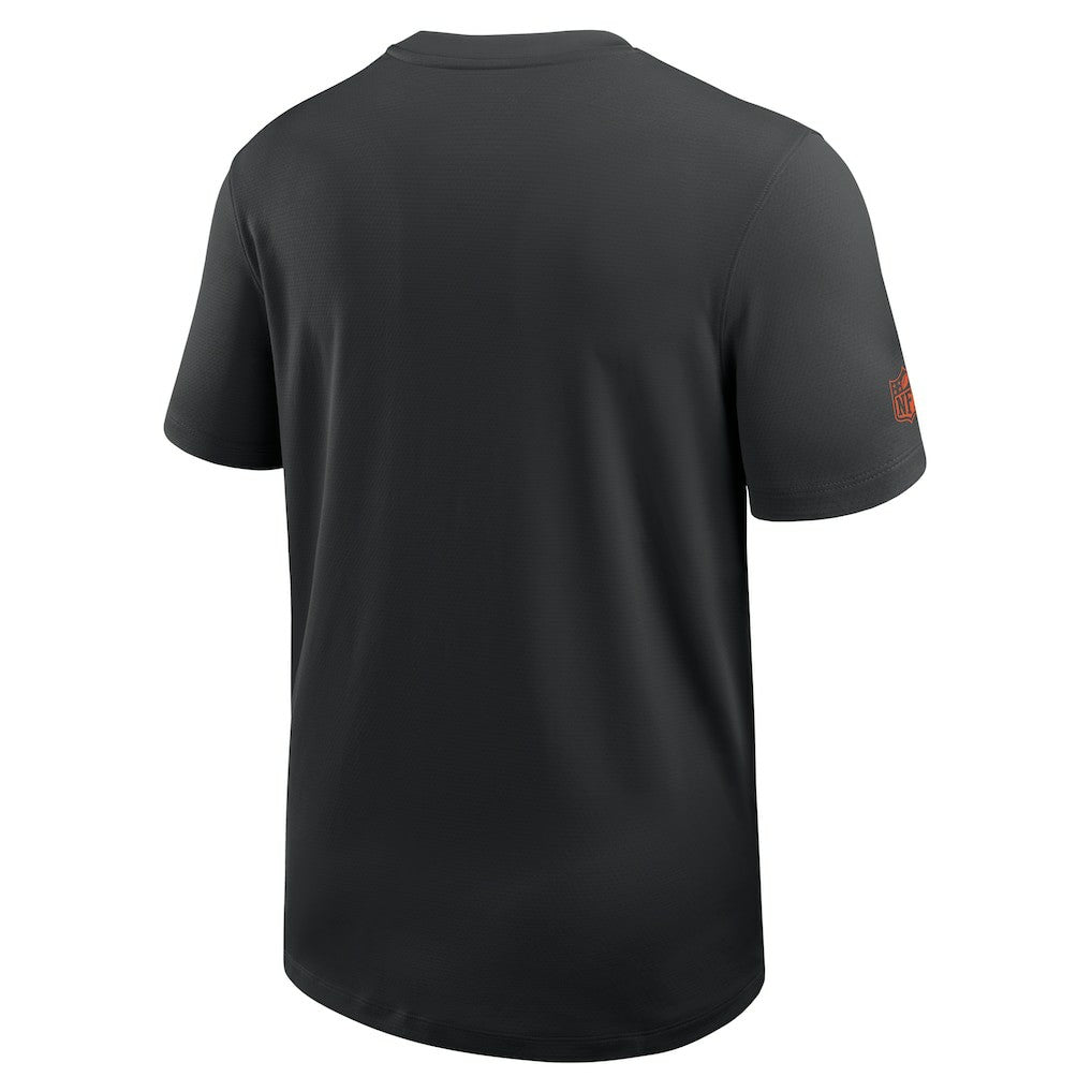 Cincinnati Bengals Sideline UV Dri-Fit Coach Shirt Black