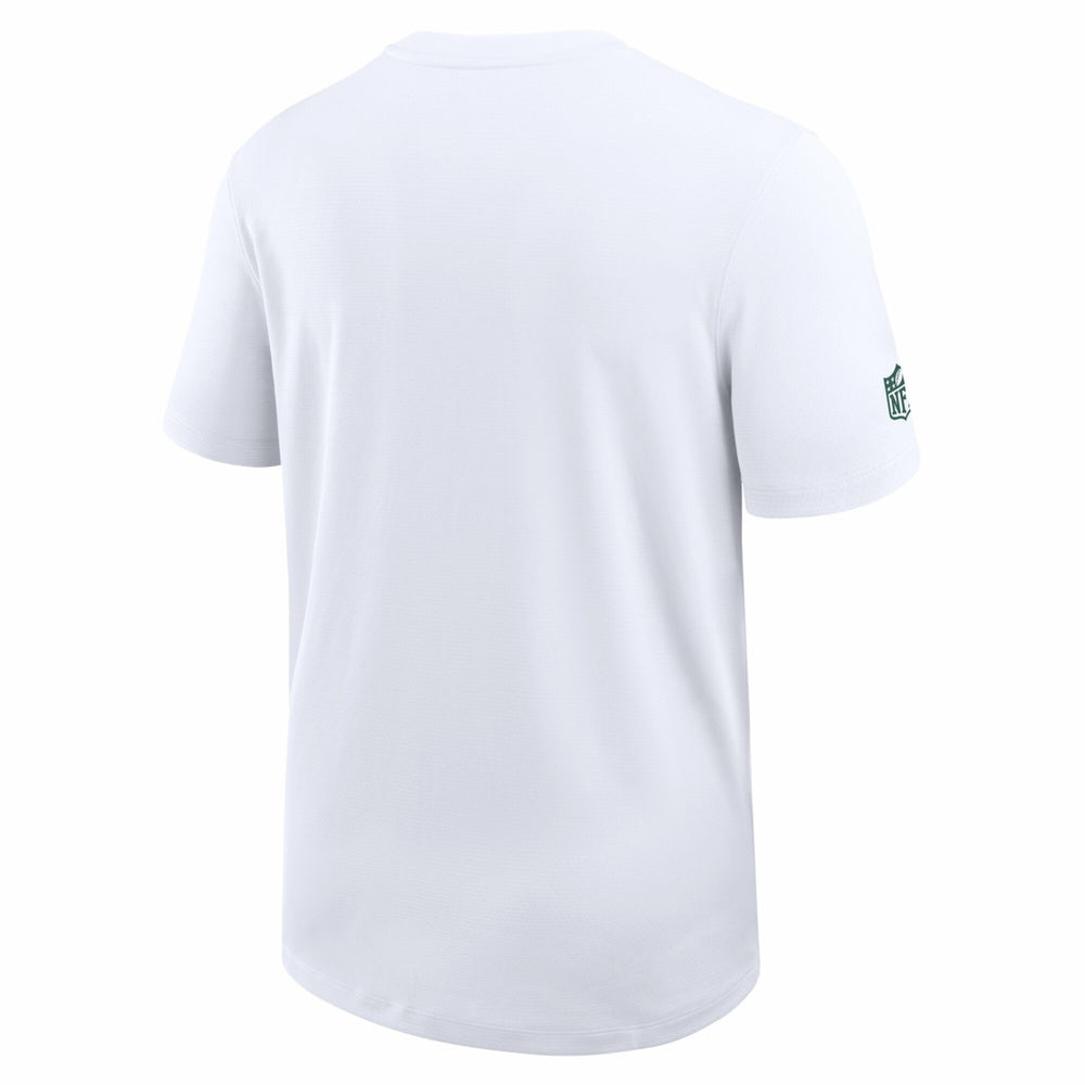 Green Bay Packers Sideline UV Dri-Fit Coach Shirt White
