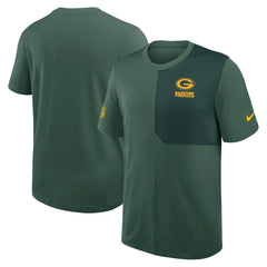 Green Bay Packers Sideline UV Dri-Fit Coach Shirt Green