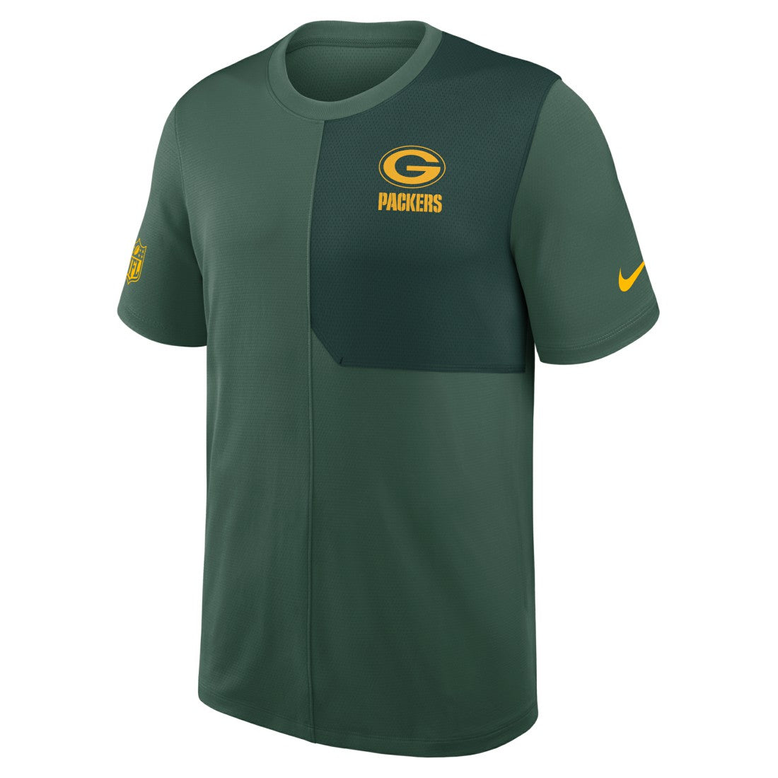 Green Bay Packers Sideline UV Dri-Fit Coach Shirt Green