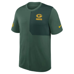 Green Bay Packers Sideline UV Dri-Fit Coach Shirt Green