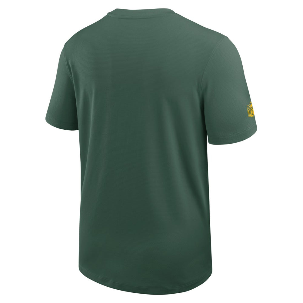 Green Bay Packers Sideline UV Dri-Fit Coach Shirt Green