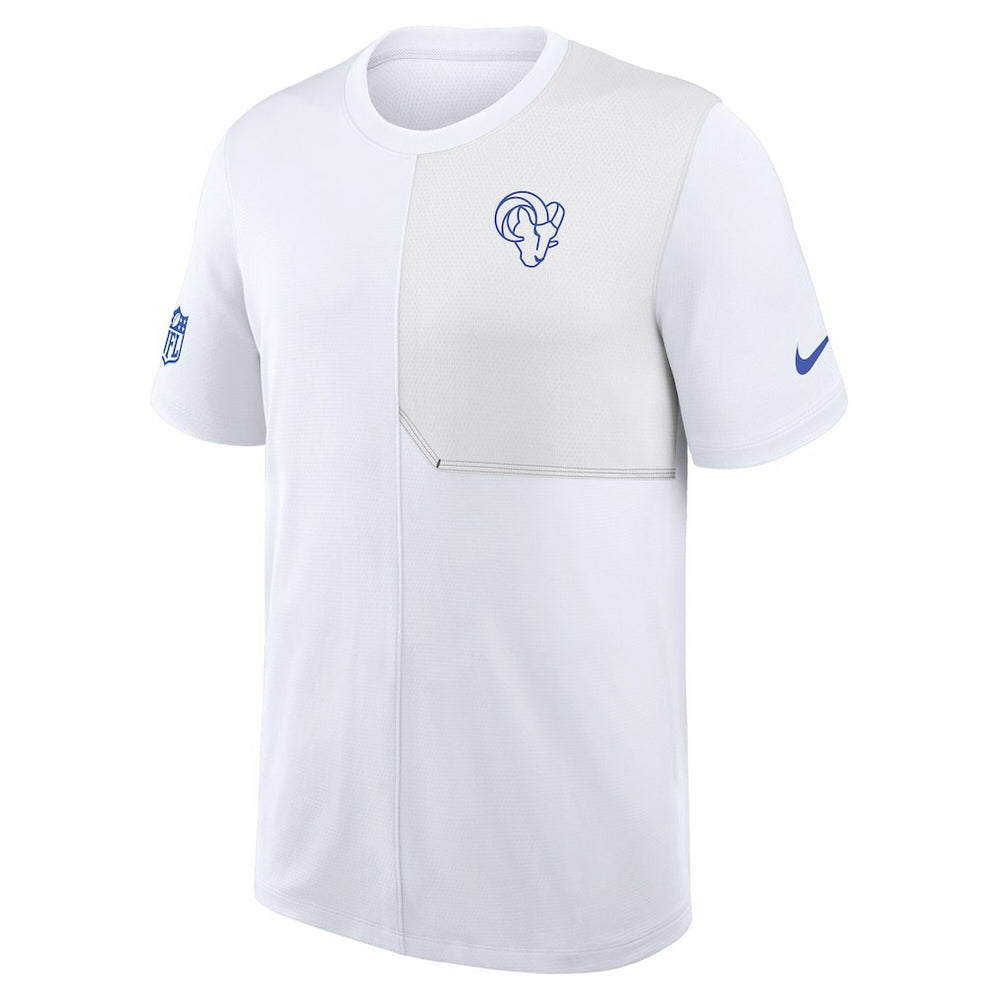 Los Angeles Rams Sideline UV Dri-Fit Coach Shirt White