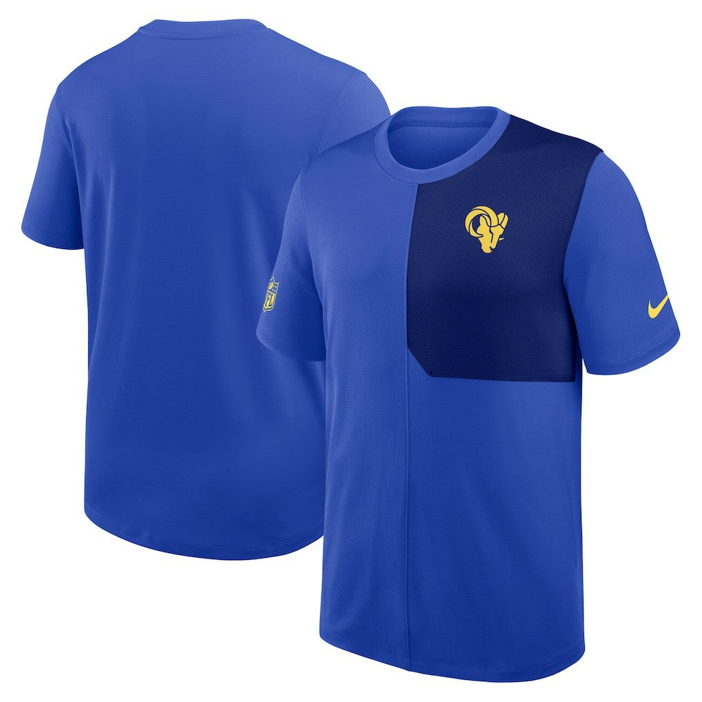 Los Angeles Rams Sideline UV Dri-Fit Coach Shirt Royal