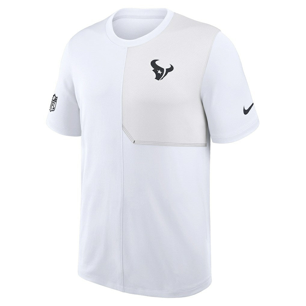 Houston Texans Sideline UV Dri-Fit Coach Shirt White