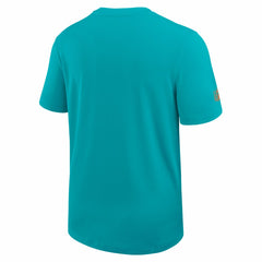 Miami Dolphins Sideline UV Dri-Fit Coach Shirt Aqua