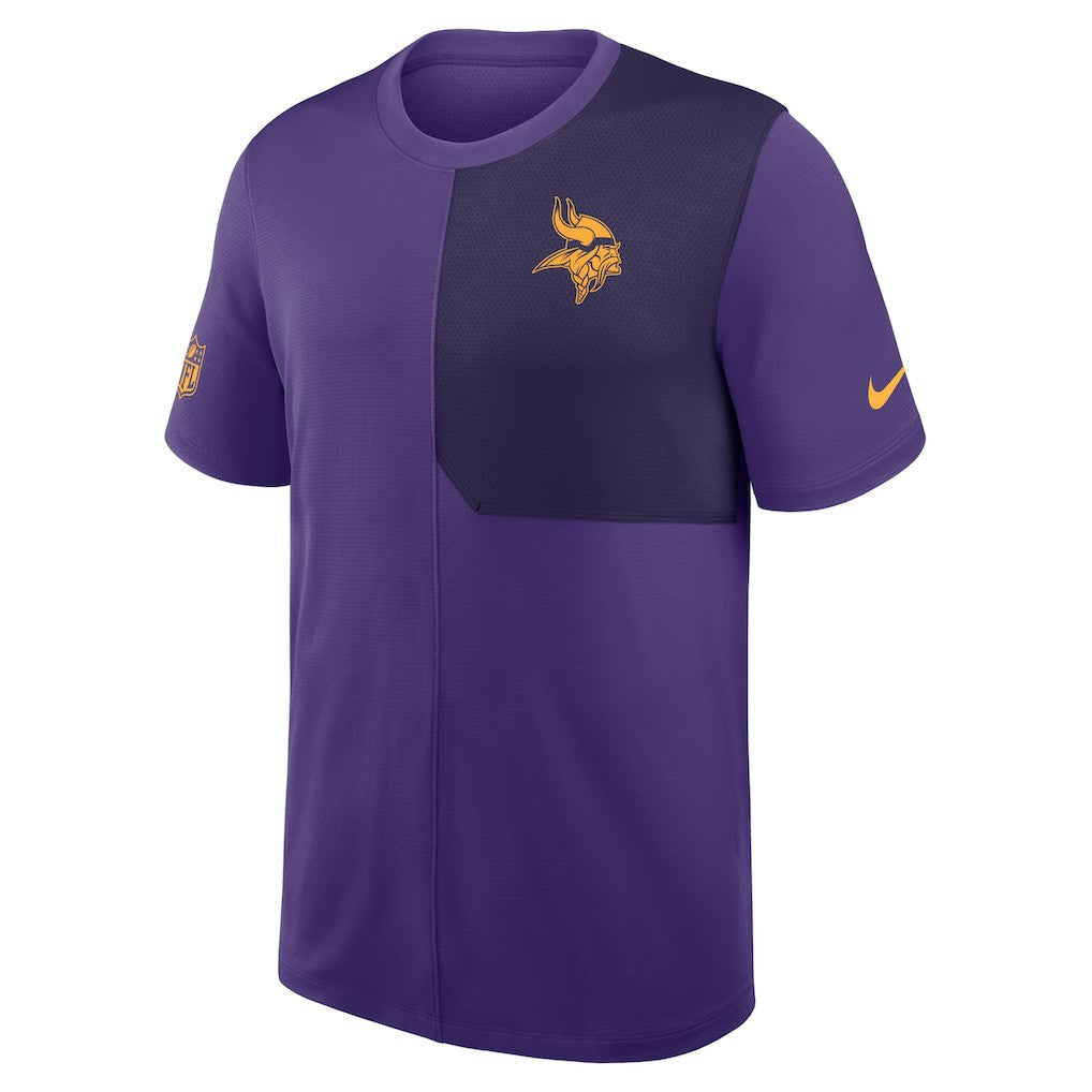 Minnesota Vikings Sideline UV Dri-Fit Coach Shirt Purple