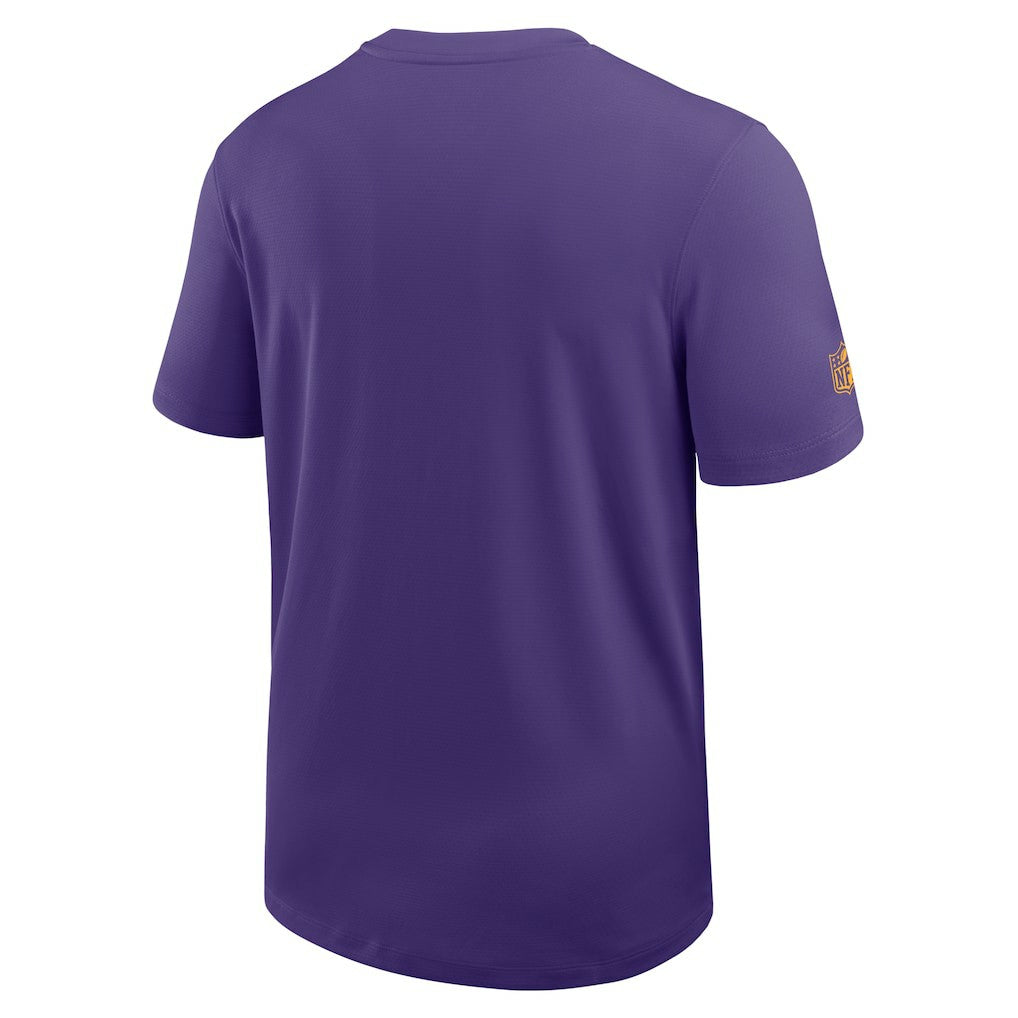 Minnesota Vikings Sideline UV Dri-Fit Coach Shirt Purple