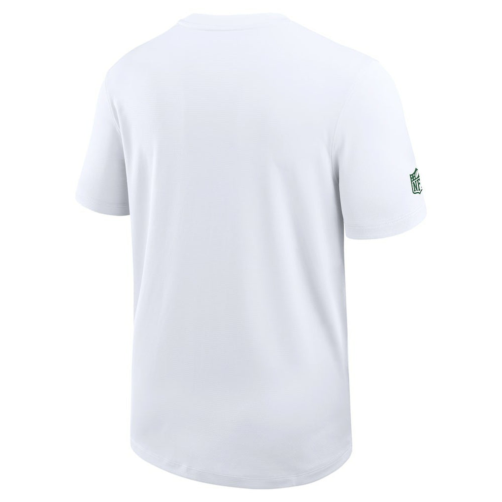 New York Jets Sideline UV Dri-Fit Coach Shirt White