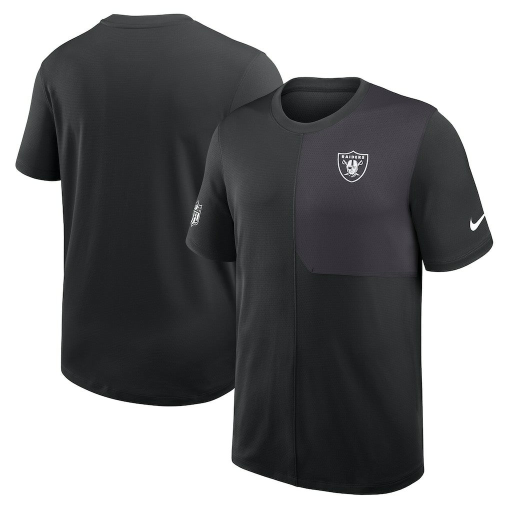 Las Vegas Raiders Sideline UV Dri-Fit Coach Shirt Black