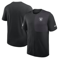 Las Vegas Raiders Sideline UV Dri-Fit Coach Shirt Black