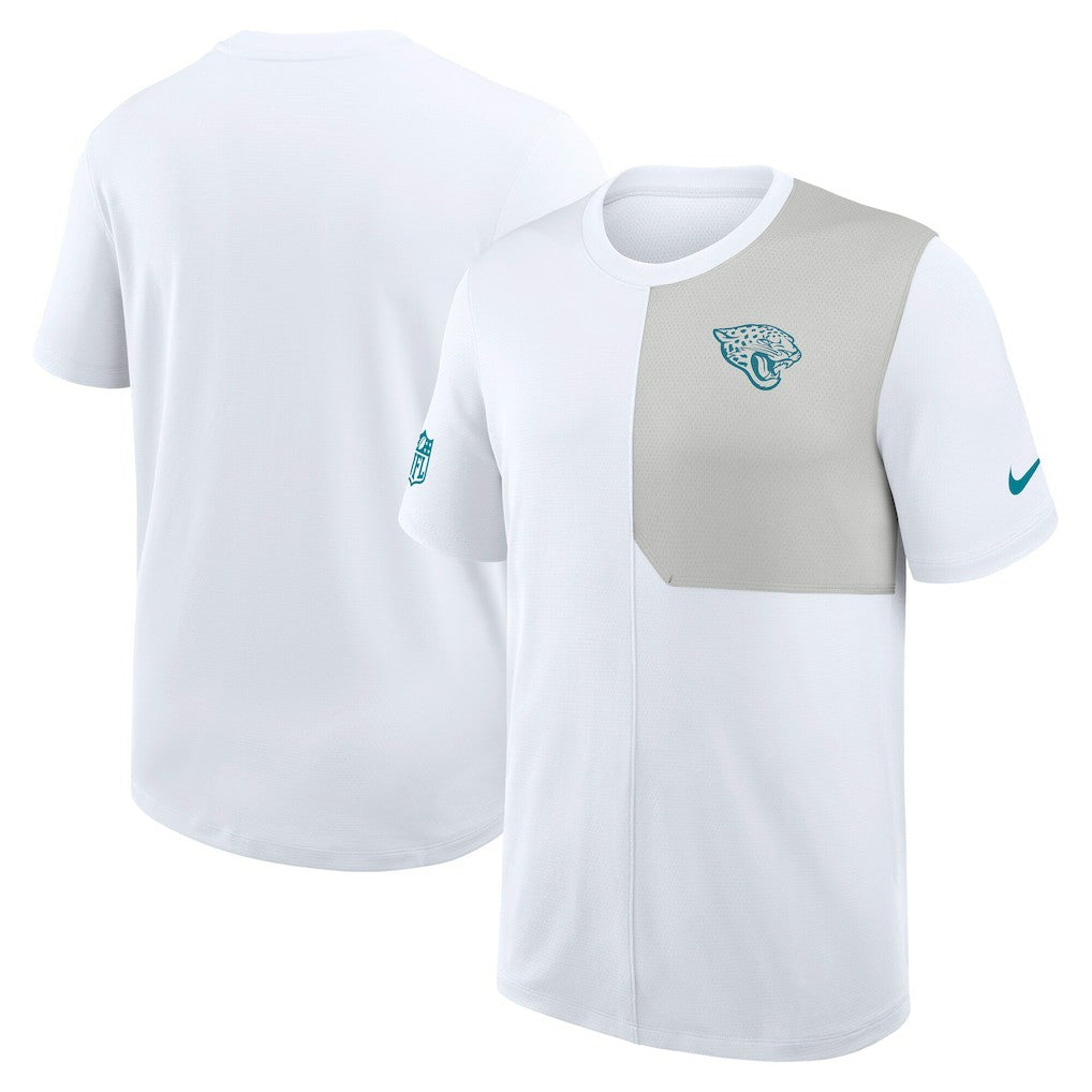 Jacksonville Jaguars Sideline UV Dri-Fit Coach Shirt White