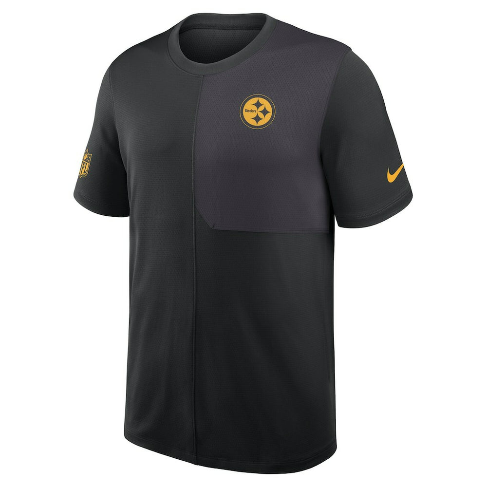 Pittsburgh Steelers Sideline UV Dri-Fit Coach Shirt Black