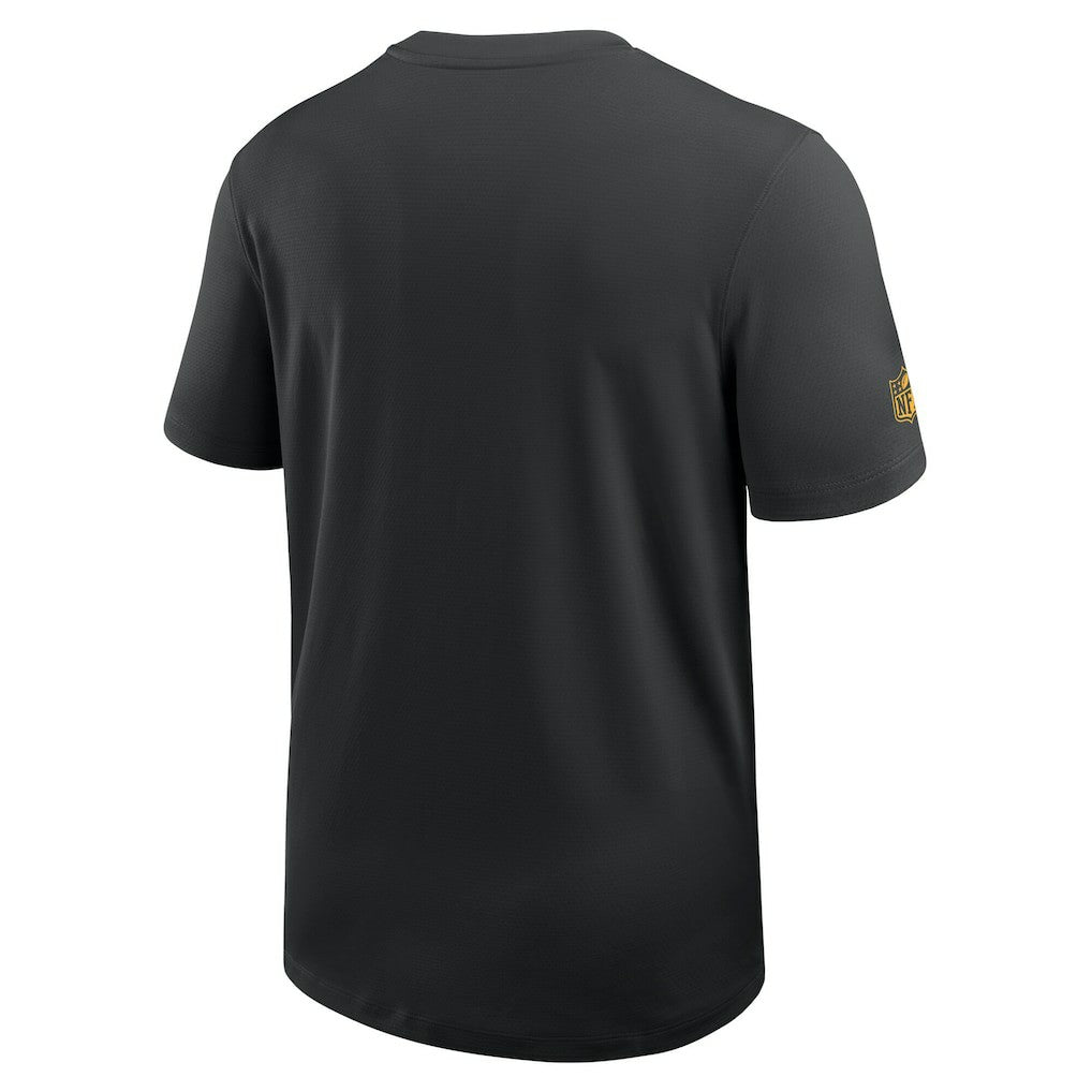 Pittsburgh Steelers Sideline UV Dri-Fit Coach Shirt Black