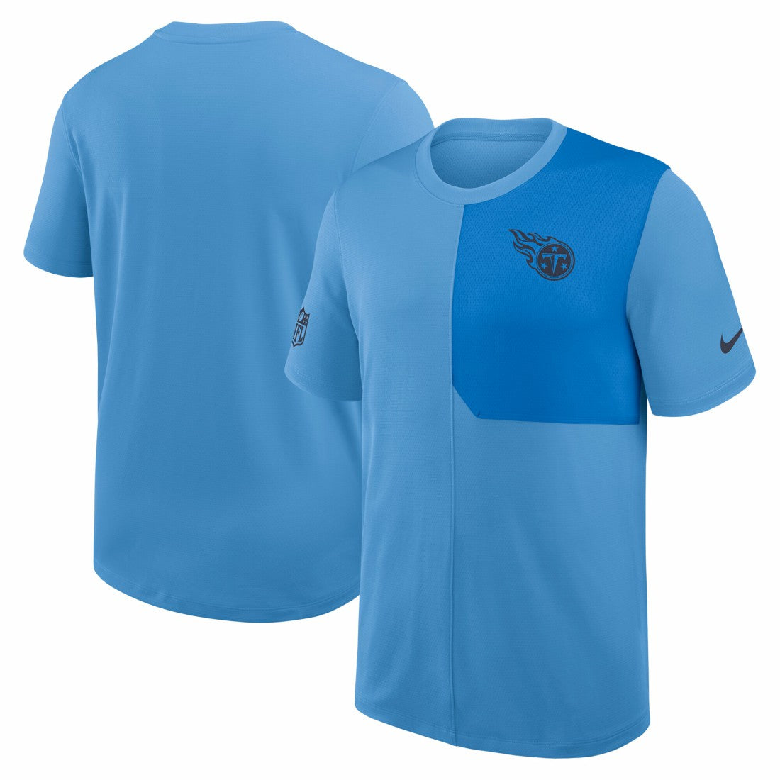 Tennessee Titans Sideline UV Dri-Fit Coach Shirt Light Blue