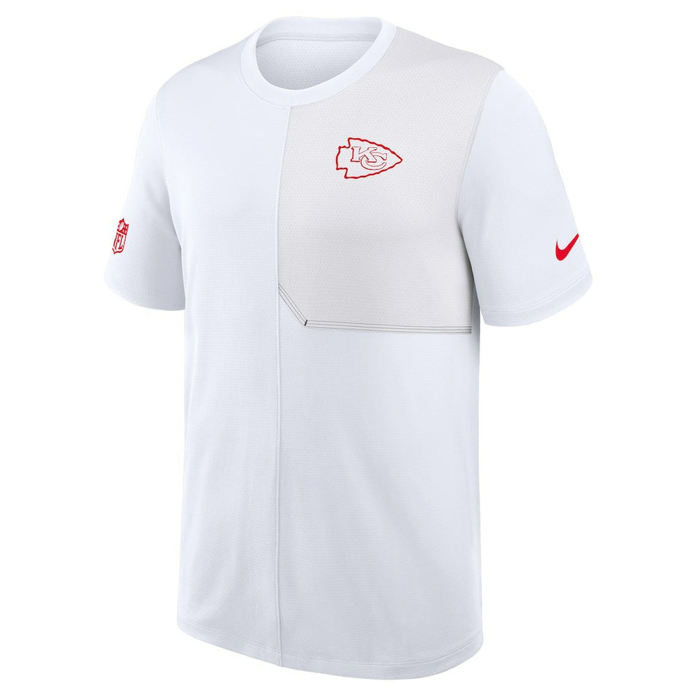 Kansas City Chiefs Sideline UV Dri-Fit Coach Shirt White